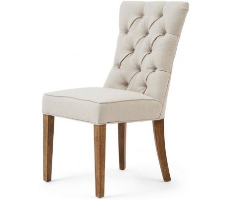 Spisebordsstol i velour og metal H83 cm - Sort/Skyblå