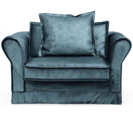 Carlton Lænestol i velour B120 cm - Cognac