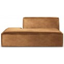 The Jagger venstrevendt daybed i velour 200 x 100 cm - Bordeaux