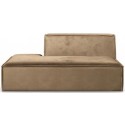 The Jagger venstrevendt daybed i velour 175 x 105 cm - Chokolade