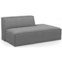 The Jagger venstrevendt daybed i vasket bomuld 175 x 105 cm - Grå