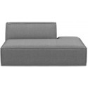The Jagger venstrevendt daybed i vasket bomuld 175 x 105 cm - Grå