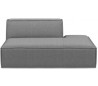 The Jagger højrevendt daybed i vasket bomuld 175 x 105 cm - Grå
