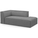 The Jagger højrevendt daybed i vasket bomuld 200 x 100 cm - Natur