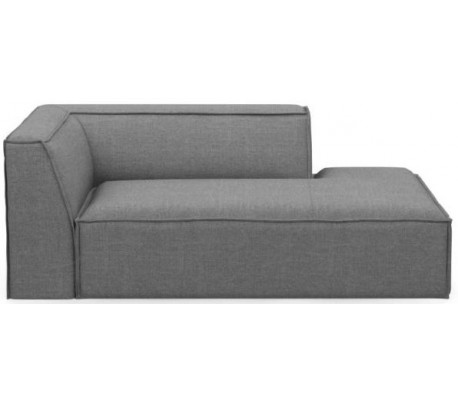 The Jagger højrevendt daybed i vasket bomuld 200 x 100 cm - Natur