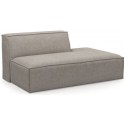 The Jagger venstrevendt daybed i vasket bomuld 175 x 105 cm - Stengrå