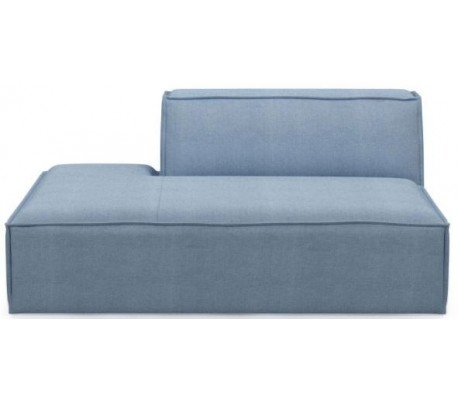 The Jagger venstrevendt daybed i vasket bomuld 175 x 105 cm - Stengrå