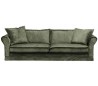 Carlton 3,5 personers sofa i velour B255 cm - Efeu