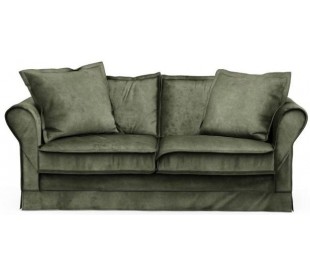 Carlton 2,5 personers sofa i velour B181 cm - Jadegrøn