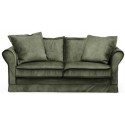 Carlton 2,5 personers sofa i velour B181 cm - Jadegrøn