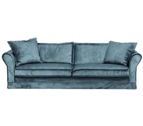 Carlton 3,5 personers sofa i velour B255 cm - Efeu