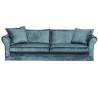 Carlton 3,5 personers sofa i velour B255 cm - Petrolium
