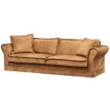 Carlton 3,5 personers sofa i velour B255 cm - Petrolium