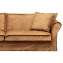 Carlton 3,5 personers sofa i velour B255 cm - Petrolium