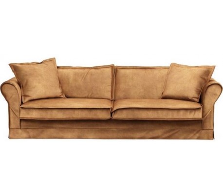 Carlton 3,5 personers sofa i velour B255 cm - Petrolium