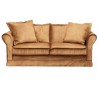 Carlton 2,5 personers sofa i velour B181 cm - Cognac