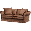 Carlton 2,5 personers sofa i velour B181 cm - Cognac