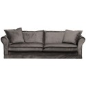 Carlton 3,5 personers sofa i velour B255 cm - Chokolade