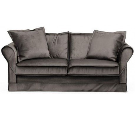 Carlton 2,5 personers sofa i velour B181 cm - Chokolade