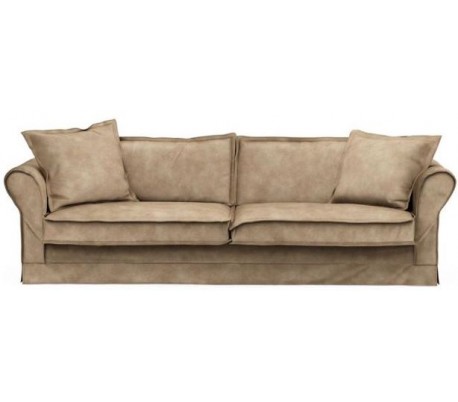 Carlton 3,5 personers sofa i velour B255 cm - Grå