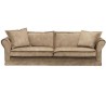Carlton 3,5 personers sofa i velour B255 cm - Gylden beige