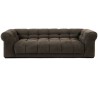 Cobble Hill 3,5 personers sofa i polyester B235 cm - Sort/Jordbrun