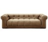 Cobble Hill 3,5 personers sofa i velour B235 cm - Sort/Gylden beige