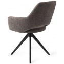 2 x Yanai Rotérbare Spisebordsstole H86 cm polyester - Sort/Sandgrå