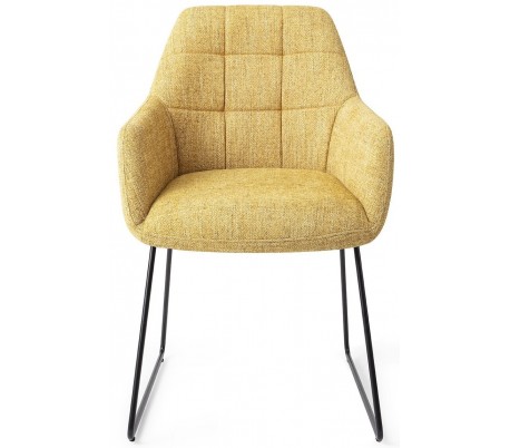 2 x Noto Spisebordsstole H84,5 cm polyester - Sort/Teal