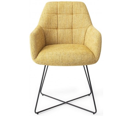 2 x Noto Spisebordsstole H84,5 cm polyester - Sort/Teal