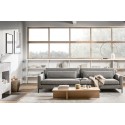 Hang Out 4-personers sofa i polyester B282 cm - Brun