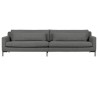 Hang Out 4-personers sofa i polyester B282 cm - Stålgrå