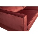3-personers sofa i velour B277 cm - Teal