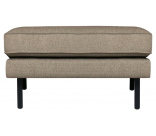 Skammel i polyester 84 x 54 cm - Sand