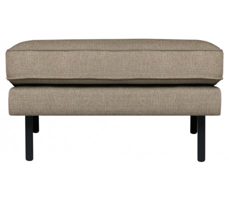 Skammel i polyester 84 x 54 cm - Sand