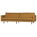 3-personers sofa i velour B277 cm - Kastanje