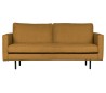 2,5-personers sofa i polyester B190 cm - Fudge