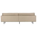 3-personers sofa i polyester B277 cm - Fudge
