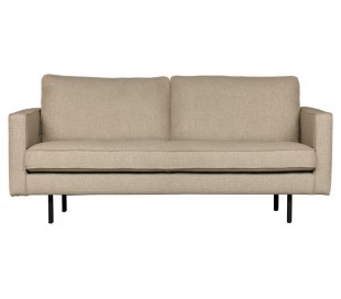 2,5-personers sofa i polyester B190 cm - Fudge