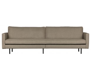 3-personers sofa i polyester B277 cm - Sand