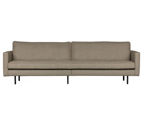 3-personers sofa i polyester B277 cm - Sand
