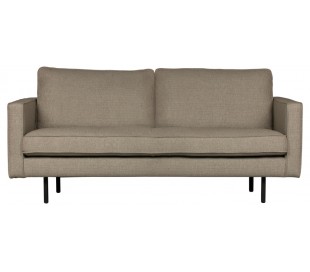 2,5-personers sofa i polyester B190 cm - Sand