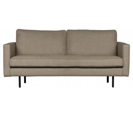 2,5-personers sofa i polyester B190 cm - Sand