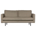 2,5-personers sofa i polyester B190 cm - Sand