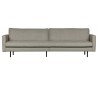 3-personers sofa i polyester B277 cm - Nougat