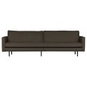 3-personers sofa i polyester B277 cm - Te grøn