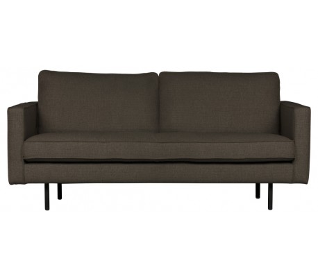 2,5-personers sofa i polyester B190 cm - Te grøn