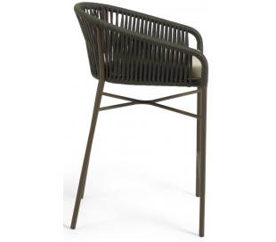 4 x Nadin havestole i reb H73 cm - Grøn 2