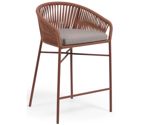 2 x Yanet bar havestole i reb H85 cm - Grøn