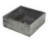 Håndvask til bord 38 x 38 cm - Beton